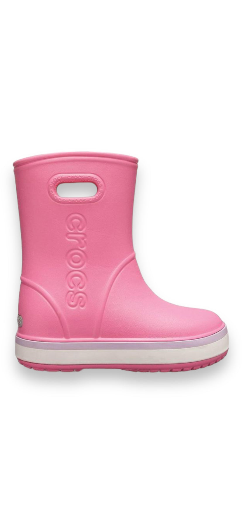 Croc - Girls pink wellies – Cliffords Footwear