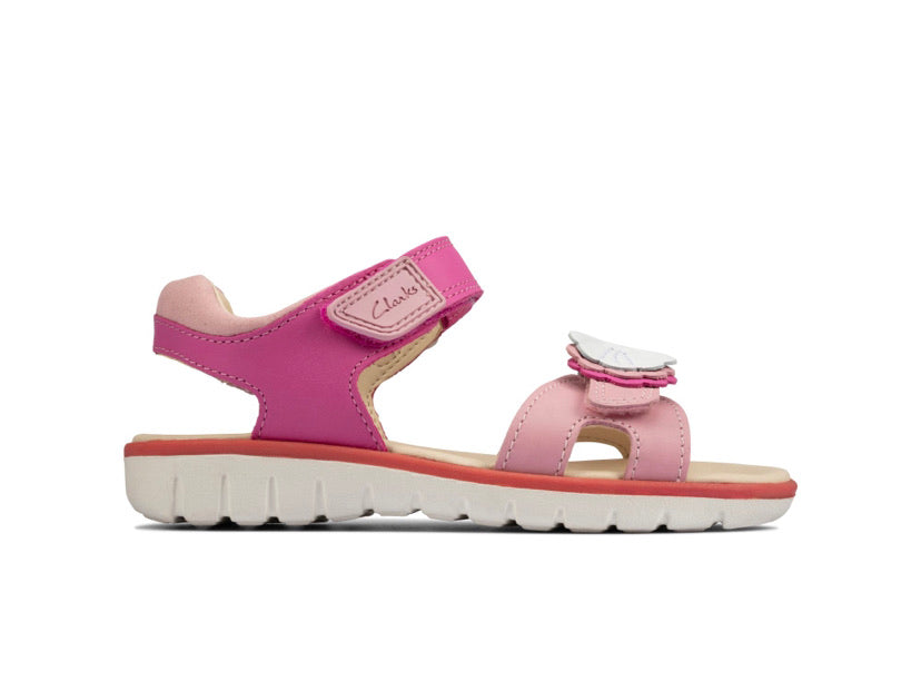 Clarks shop pink sandals